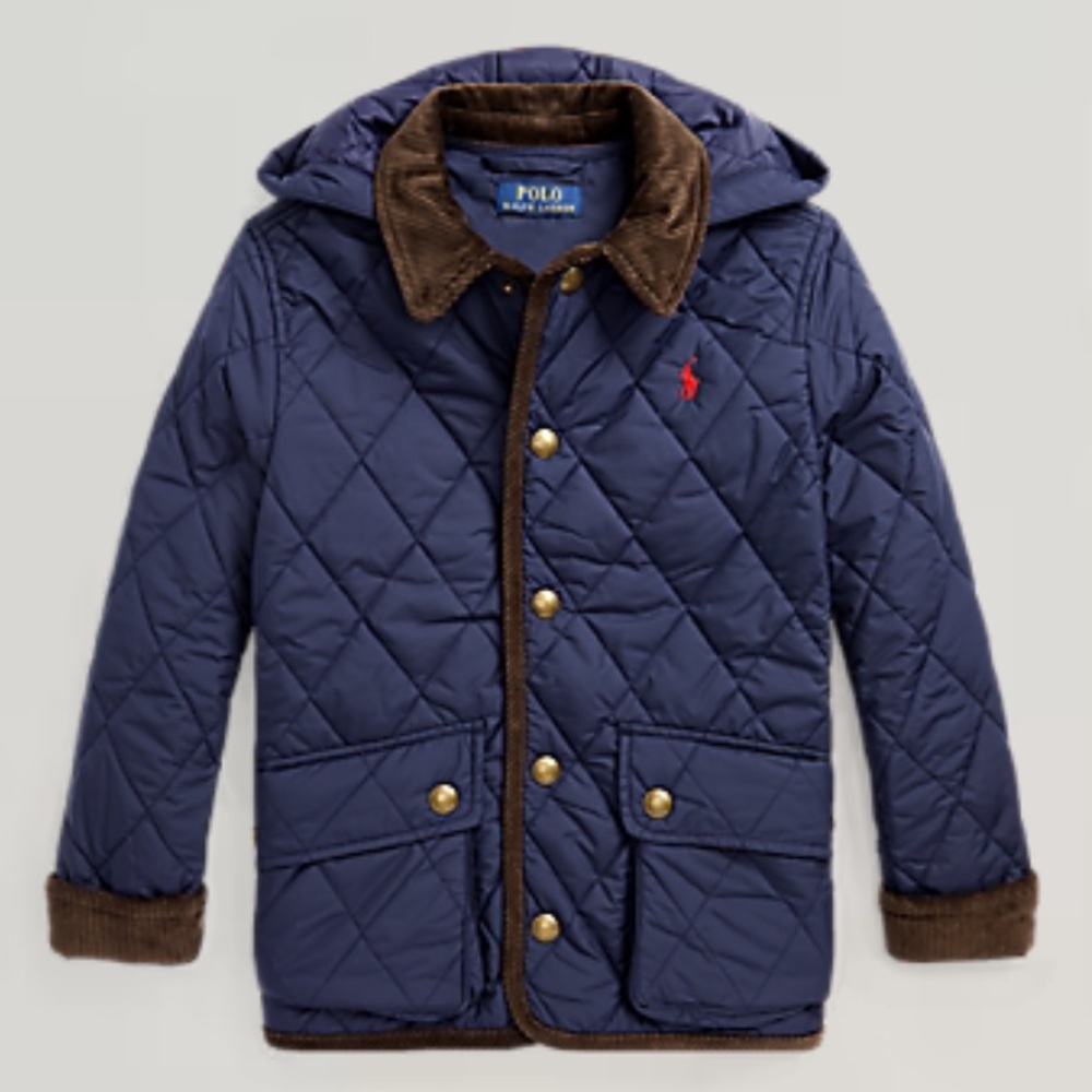 Polo Ralph Lauren Hooded Barn Jacket Sz 10-12 New With Tags!!!!